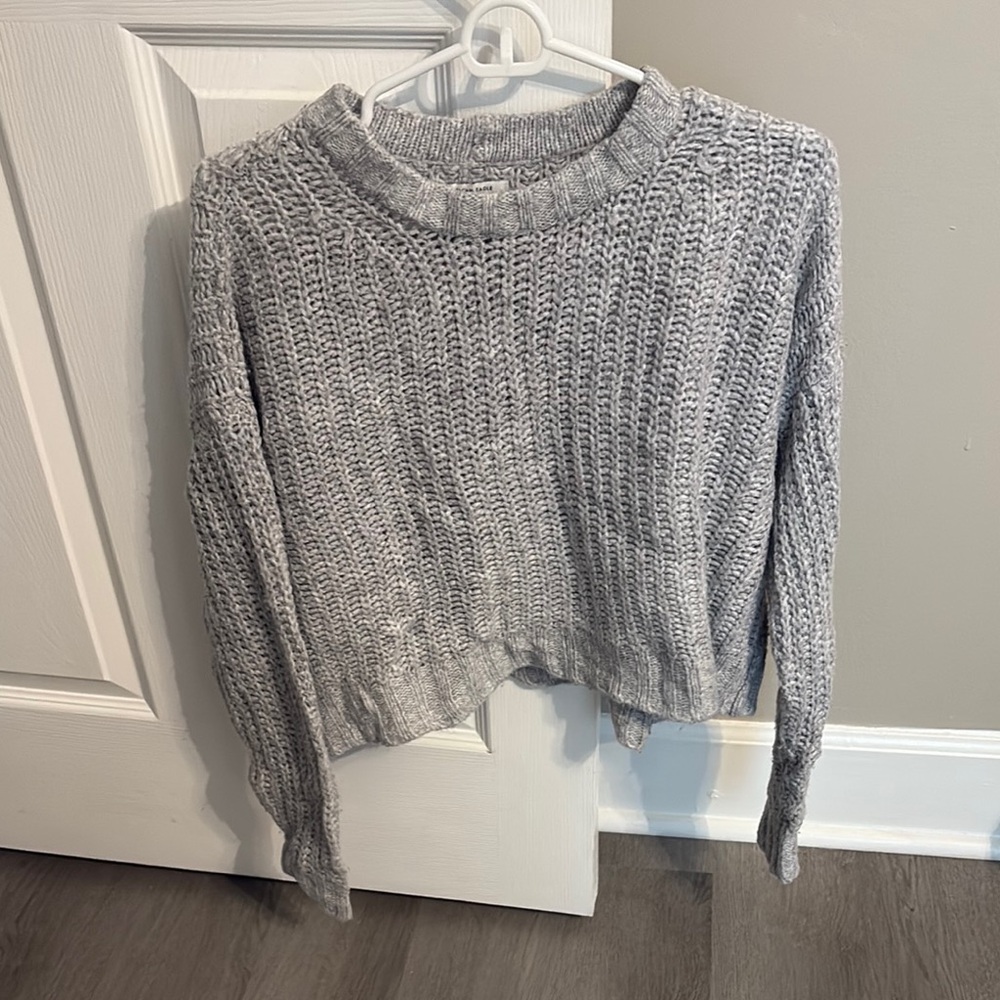 Cozy Gray AE Women's Sweater